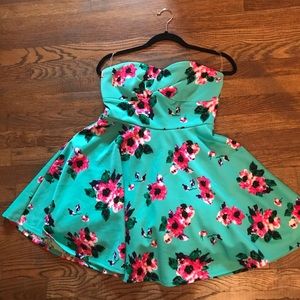 formal floral dress